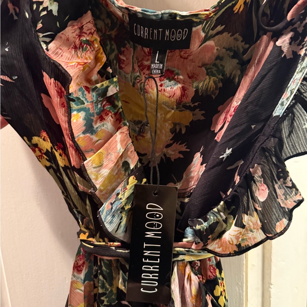 Current Mood Vibrant Floral Dress